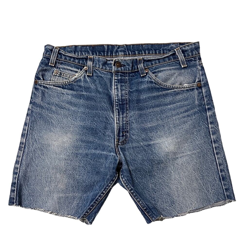 Vintage Levi’s Orange Tab Cut Off Denim Distressed Dad Shorts